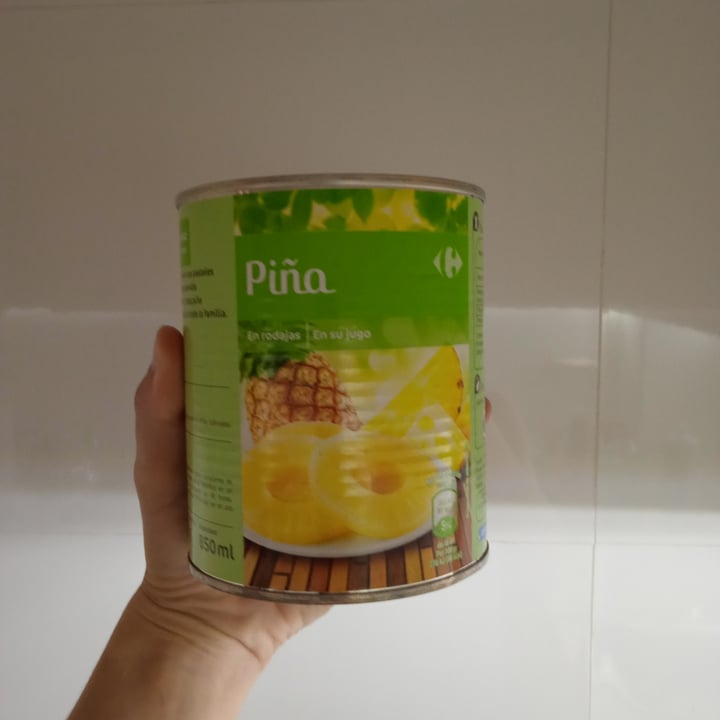 photo of Carrefour Piña en lata shared by @espesita on  08 Sep 2021 - review