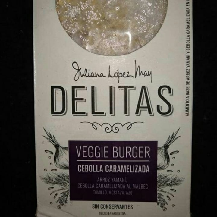 photo of Delitas By Juliana Lopez May Veggie Burger Cebolla Caramelizada shared by @juaxx on  23 Aug 2020 - review