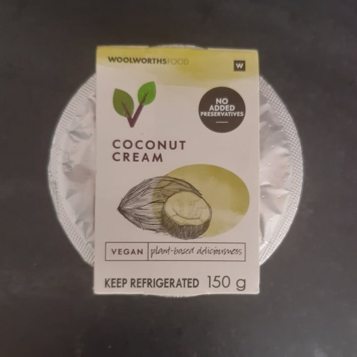 photo of Woolworths Food coconut cream shared by @teachermrsg on  06 Jul 2021 - review