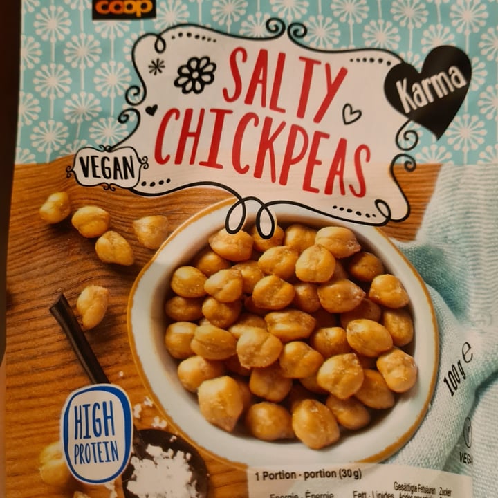 photo of Coop Karma Salty Chickpeas shared by @alecolz on  01 Apr 2022 - review