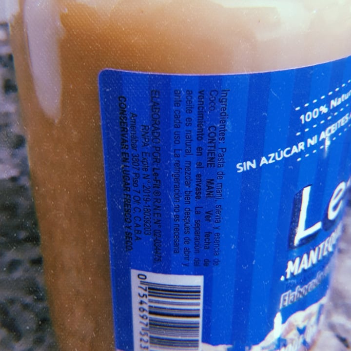 photo of Le-Fit Mantequilla De Maní con Coco shared by @nanicuadern on  21 Jun 2021 - review