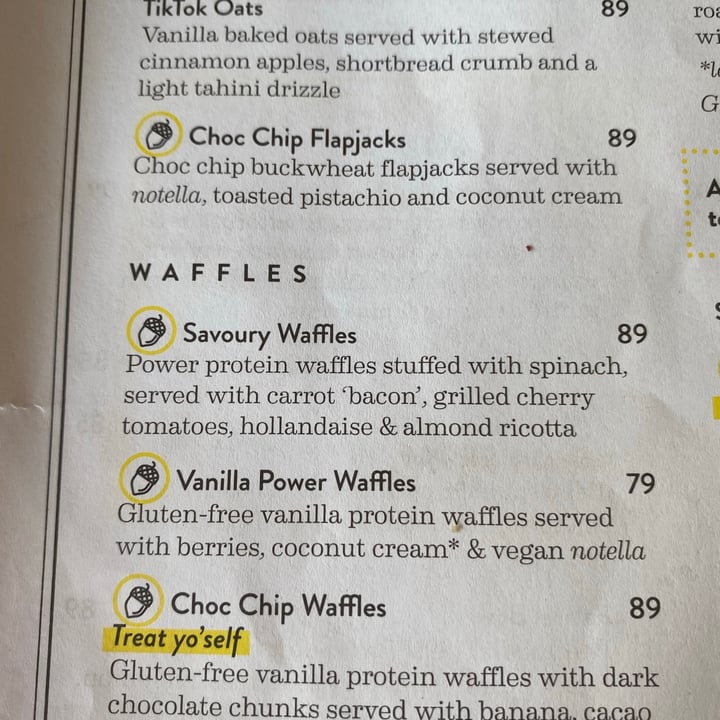 photo of Lexi's Healthy Eatery Vanilla power waffles shared by @bianca1701 on  07 Sep 2021 - review