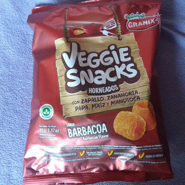 photo of Granix Veggie Snacks Sabor Barbacoa shared by @mila20 on  11 Jul 2021 - review