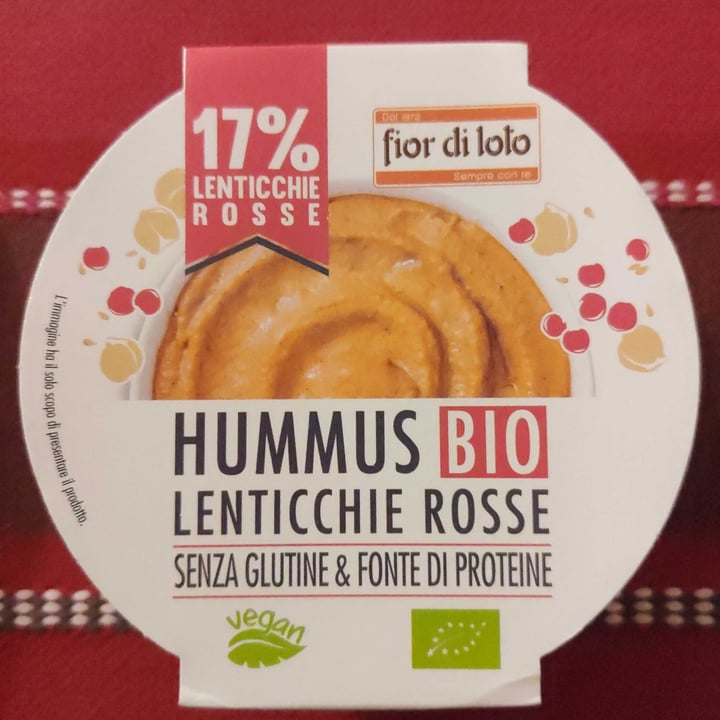photo of Fior di Loto Hummus Bio Di Lenticchie Rosse shared by @annaleyda on  03 Apr 2021 - review
