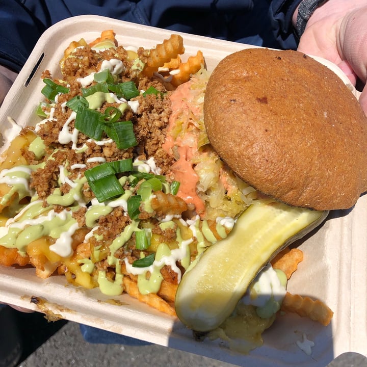 photo of New Public Food Truck Beyond Reuben Burger shared by @veganintheham on  03 May 2021 - review