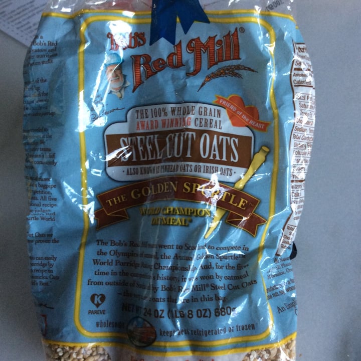 photo of Bob's Red Mill Organic Steel cut Oats shared by @rnassiff on  08 Nov 2020 - review