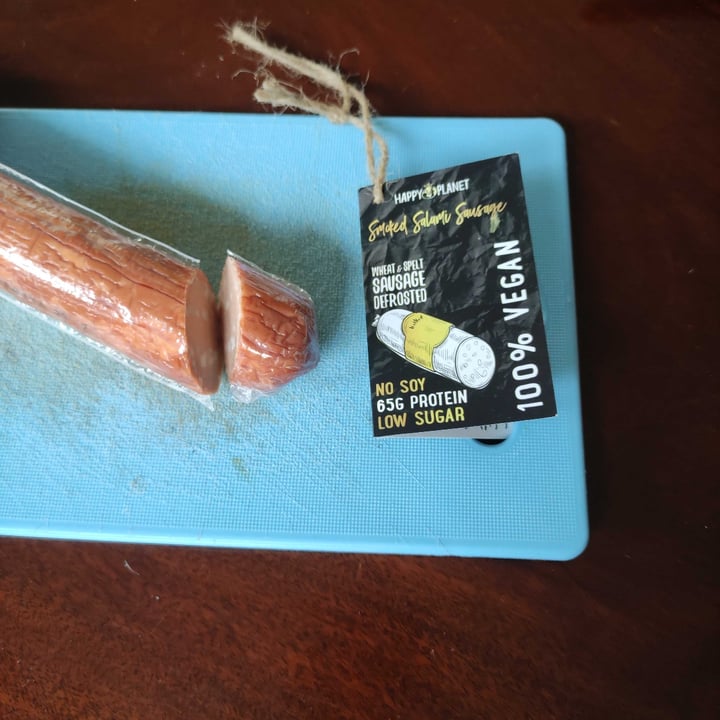 photo of Happy V Planet Vegan Hardwood Smoked Salami shared by @goretta on  06 Apr 2022 - review