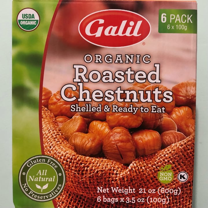 photo of Galil roasted chestnuts shared by @oliviazg0 on  09 Oct 2021 - review