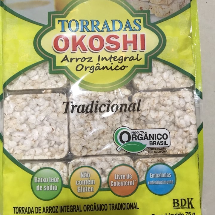 photo of Okoshi Bolacha de cereais Salgada shared by @flaviabarroca on  29 Nov 2021 - review