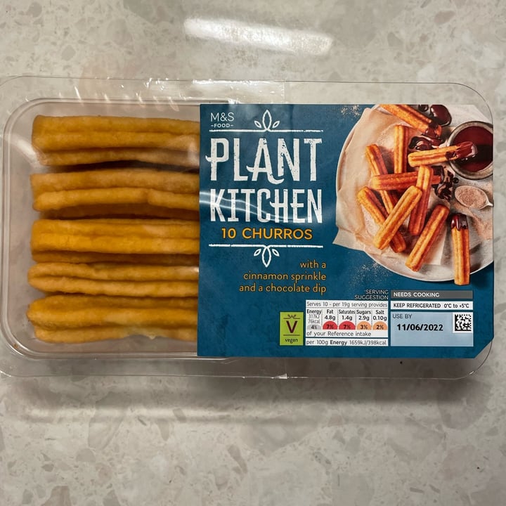 photo of Plant Kitchen (M&S) Churros shared by @bsvv on  18 Jul 2022 - review