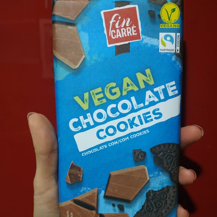 photo of Fin Carré Vegan Chocolate Cookies shared by @ornitorrincavegana on  16 Dec 2022 - review