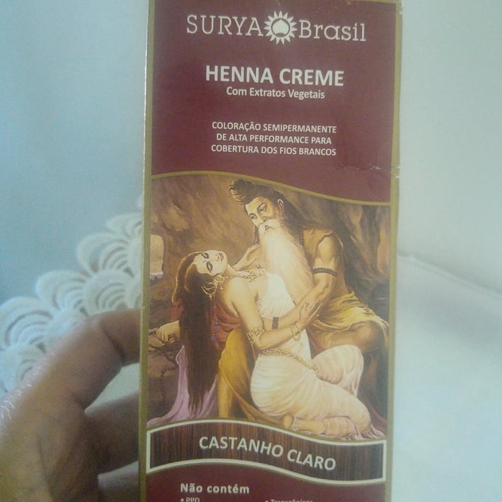 photo of Creme Coloração Henna Surya Henna creme shared by @renatinha on  16 Apr 2022 - review