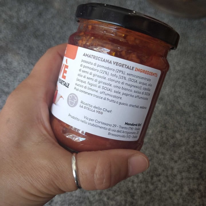 photo of Mondovè Amatriciana vegetale shared by @lolasp on  11 Aug 2022 - review