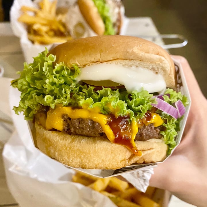 photo of VeganBurg Singapore Smokey BBQ Burger with Impossible Patty shared by @summerong on  15 Jan 2021 - review