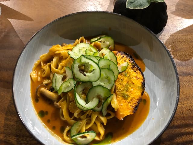 Photo of the dish “Tom Yum Pumpkin Fettucine”
