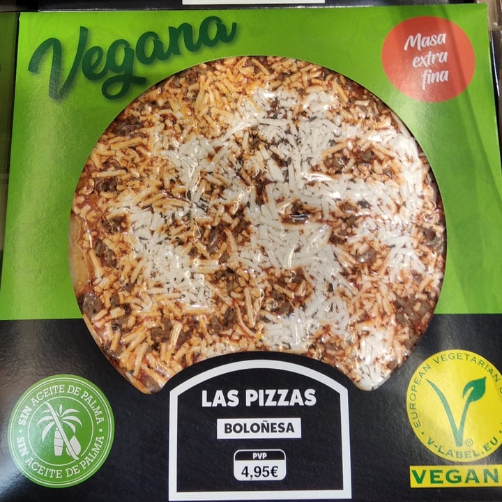 photo of Carrefour Pizza vegana boloñesa masa fina shared by @martate on  16 Mar 2021 - review