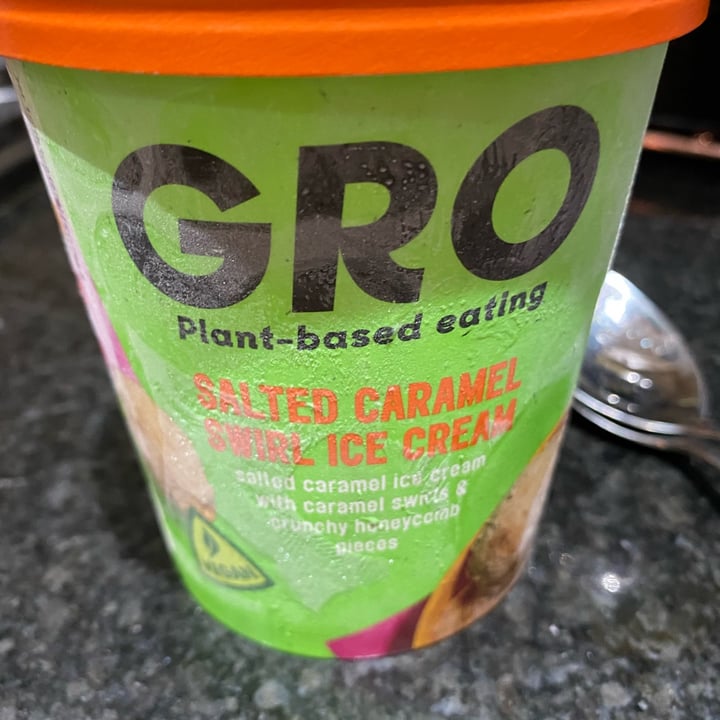 photo of GRO Salted Caramel Swirl Ice Cream shared by @zitchy on  05 Nov 2022 - review