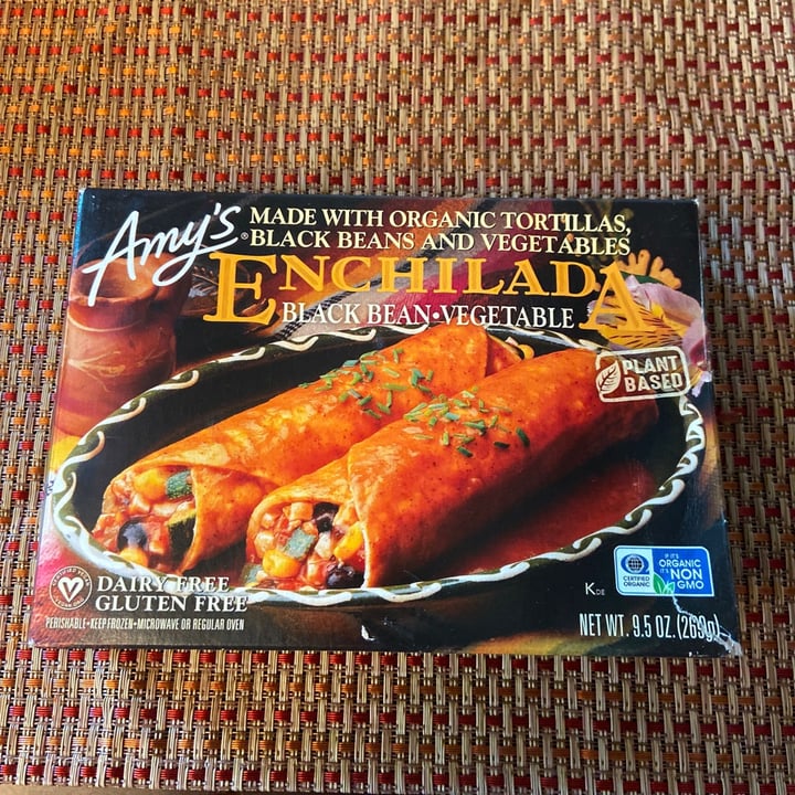 review photo of Amy’s Amy's Enchiladas Black Bean Vegetable shared by @malvinaaa on 30 Jun 2020 - review