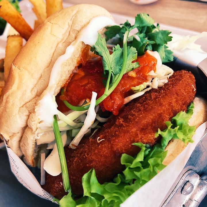 photo of VeganBurg Singapore Chili Krab Burger shared by @sazzie on  12 Jan 2020 - review