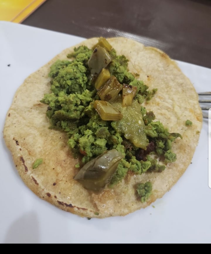 photo of Don Andrés Vegan Food & Coffee Taco De Chorizo Verde shared by @katiardz on  17 Dec 2019 - review