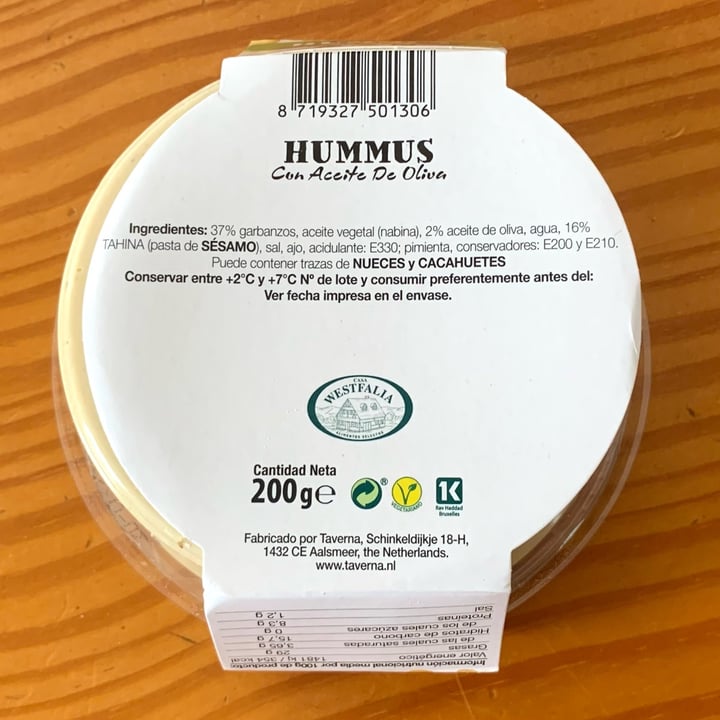 photo of Natural Bites Hummus shared by @vegpledge on  16 Jul 2022 - review