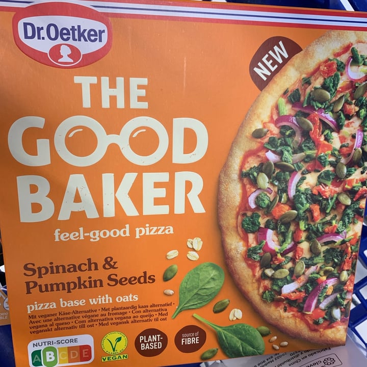 photo of Dr. Oetker Pizza de espinacas y semillas de calabaza shared by @susanaworldcitizen on  08 Dec 2021 - review