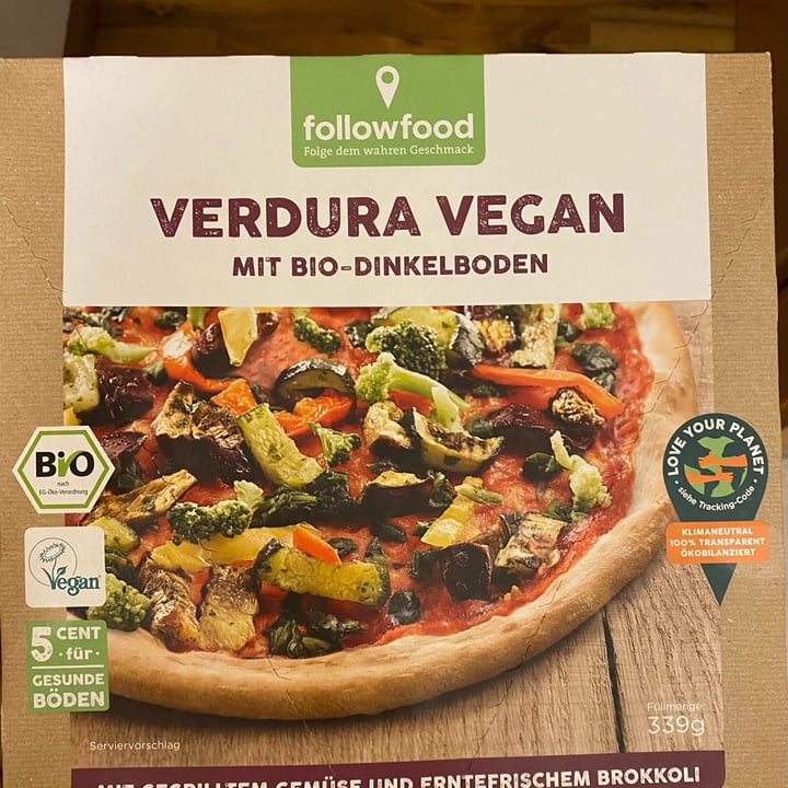 photo of Followfood Verdura Vegan Pizza shared by @fabio995 on  02 Dec 2021 - review