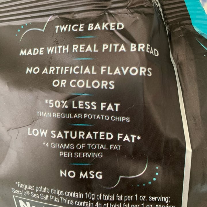 photo of Stacy's Pita Thins Sea Salt shared by @louisg on  28 Jun 2022 - review