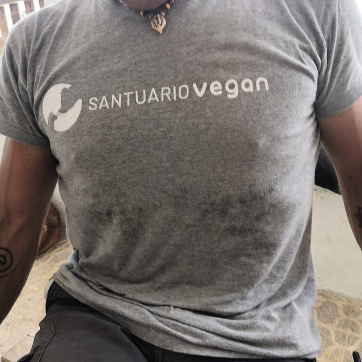 photo of Santuario Vegan Camiseta Santuario Vegan gris shared by @maritacd on  12 Jun 2022 - review