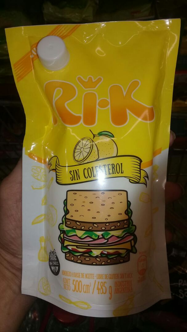 photo of Ri-k Mayonesa Vegana Sin Colesterol shared by @solen on  10 Jan 2020 - review