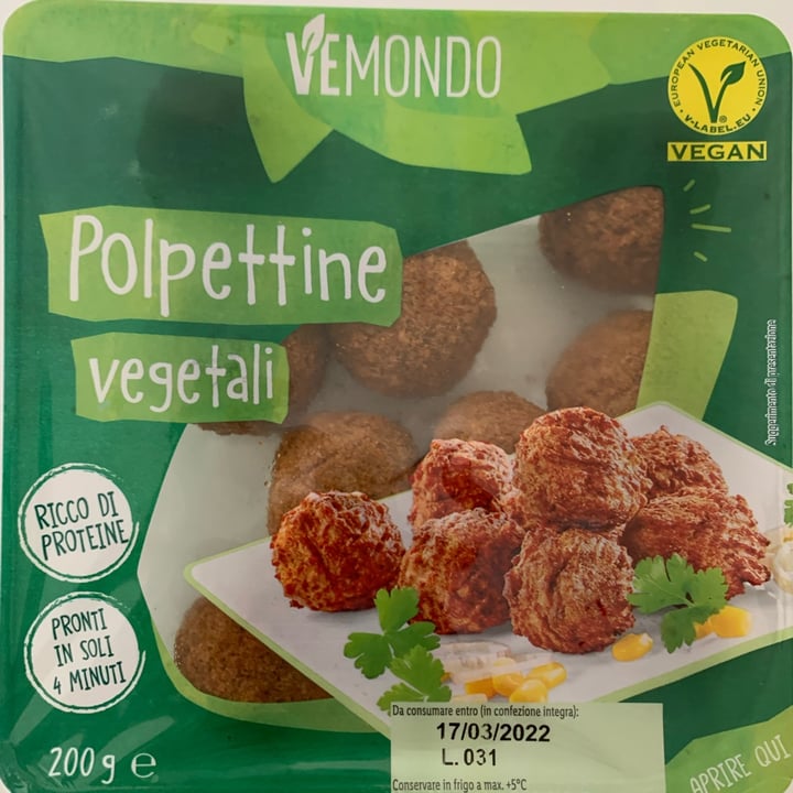 review photo of Vemondo Polpettine vegetali shared by @viviinmovimento on 26 Mar 2022 - review