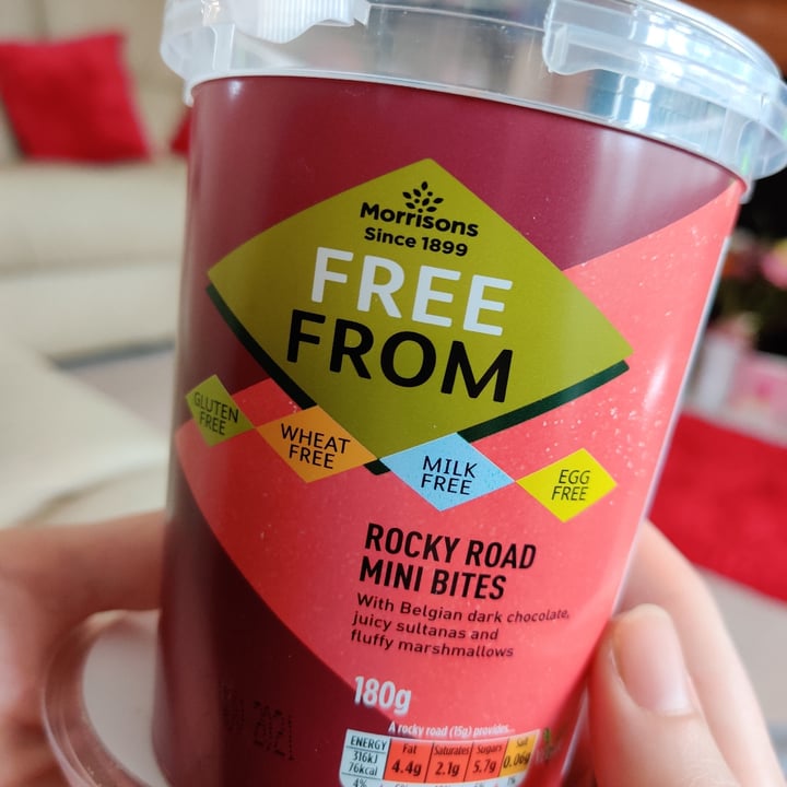 photo of Morrisons Rocky road mini bites shared by @cr0vegan on  24 Mar 2021 - review