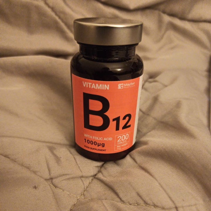 photo of Mayfair Nutrition Vitamina B12 e acido folico shared by @betty289 on  22 Mar 2022 - review