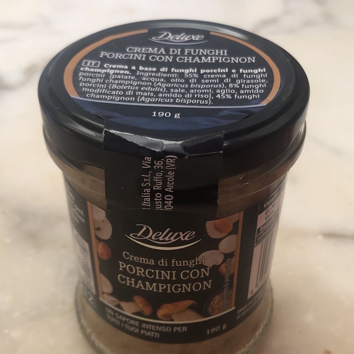 review photo of Deluxe Crema di funghi porcini con champignon shared by @michelaseminara on 18 Apr 2022 - review