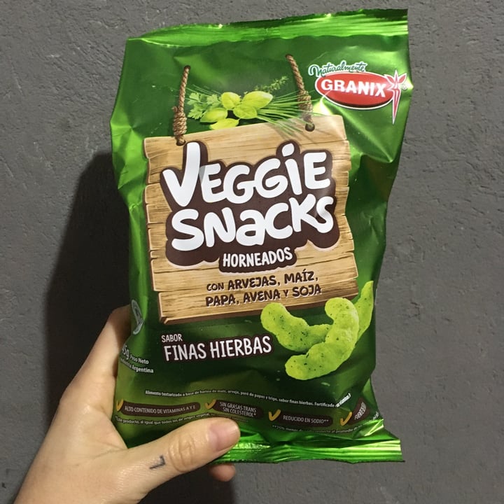 photo of Granix Veggie Snacks Horneados Finas Hierbas shared by @lauchis on  09 Jul 2020 - review