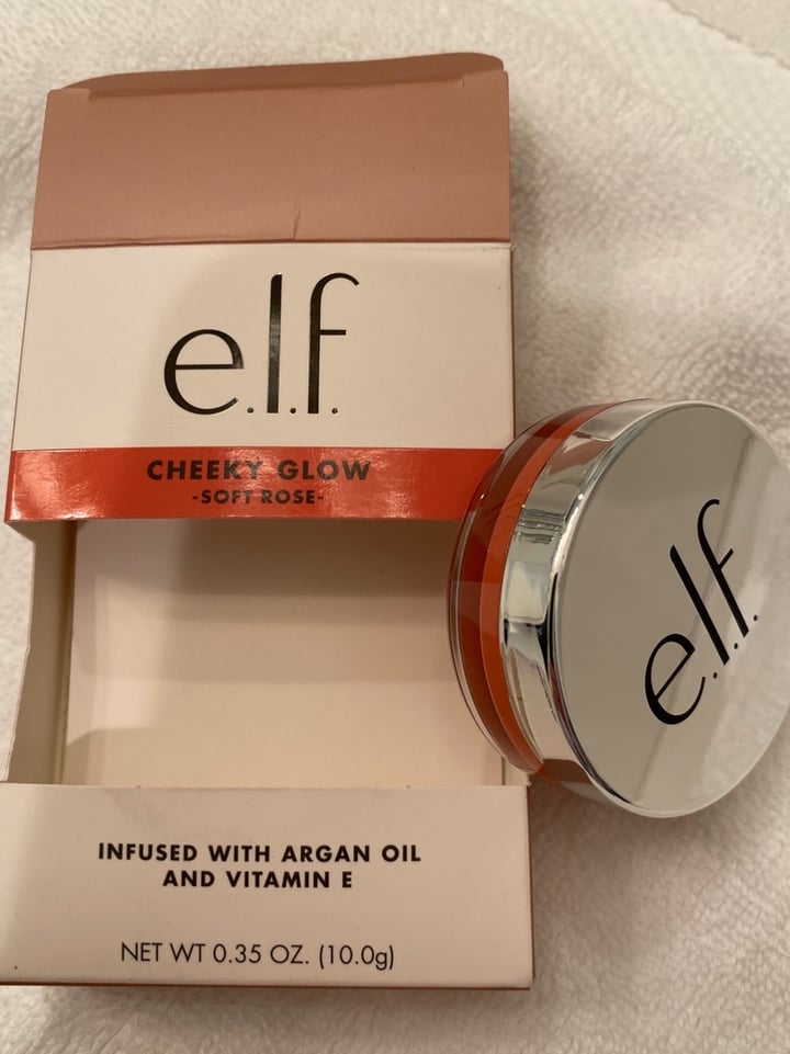 photo of e.l.f. Cosmetics Cheeky Glow Soft Rose shared by @gardenforlife on  25 Dec 2019 - review