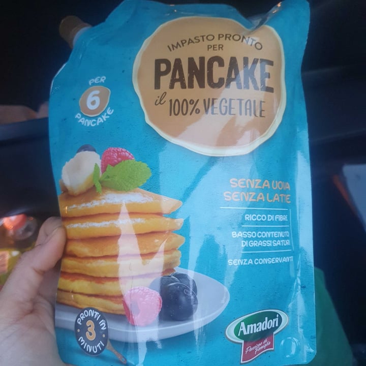 photo of Amadori Impasto per pancake vegetali shared by @manuela78 on  17 Mar 2022 - review