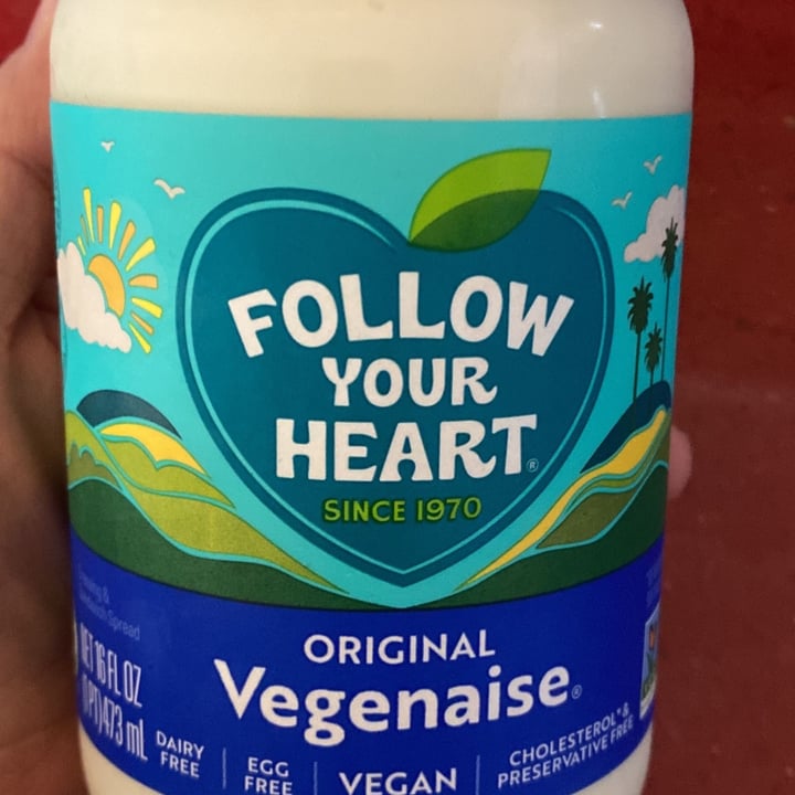 photo of Follow Your Heart Original Vegenaise shared by @klindell on  23 Feb 2022 - review