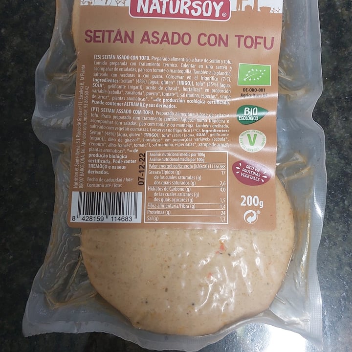 photo of Natursoy Seitán con tofu shared by @antiaac- on  24 Nov 2022 - review
