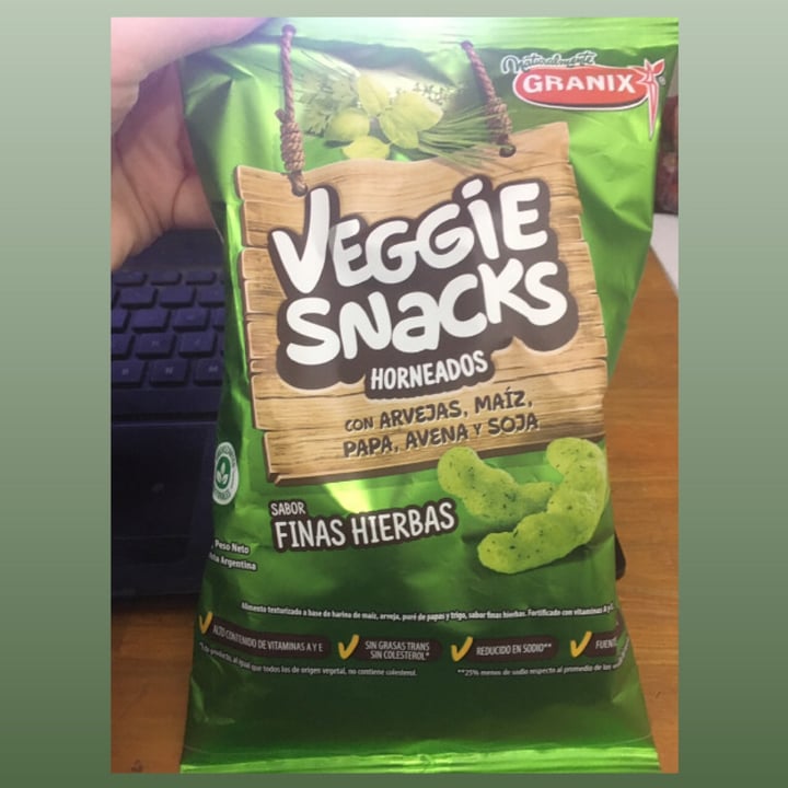 photo of Granix Veggie Snacks Horneados Finas Hierbas shared by @palomatrolio on  09 Mar 2021 - review