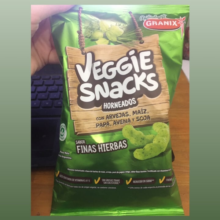 review photo of Granix Veggie Snacks Horneados Finas Hierbas shared by @palomatrolio on 09 Mar 2021 - review