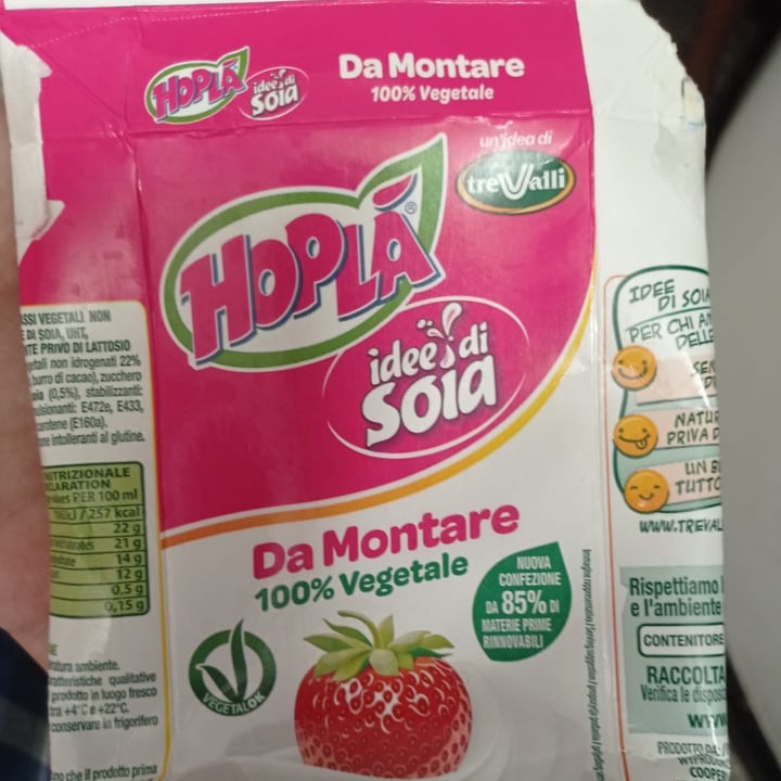 photo of Hoplà Idee di soia da montare 100% vegetale shared by @alessandra1997 on  01 Oct 2022 - review