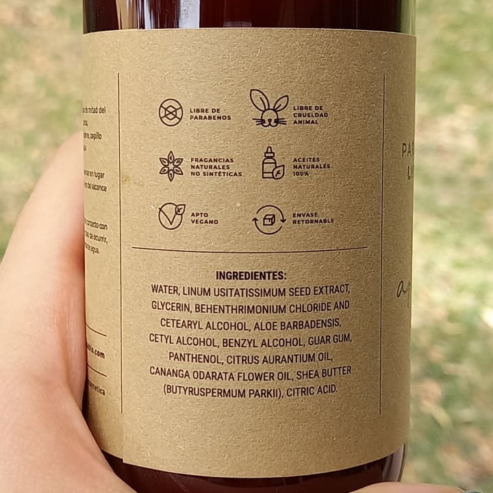 review photo of AguaCalma Crema para peinar Lino y Karite shared by @caroyebra on 18 Feb 2021 - review