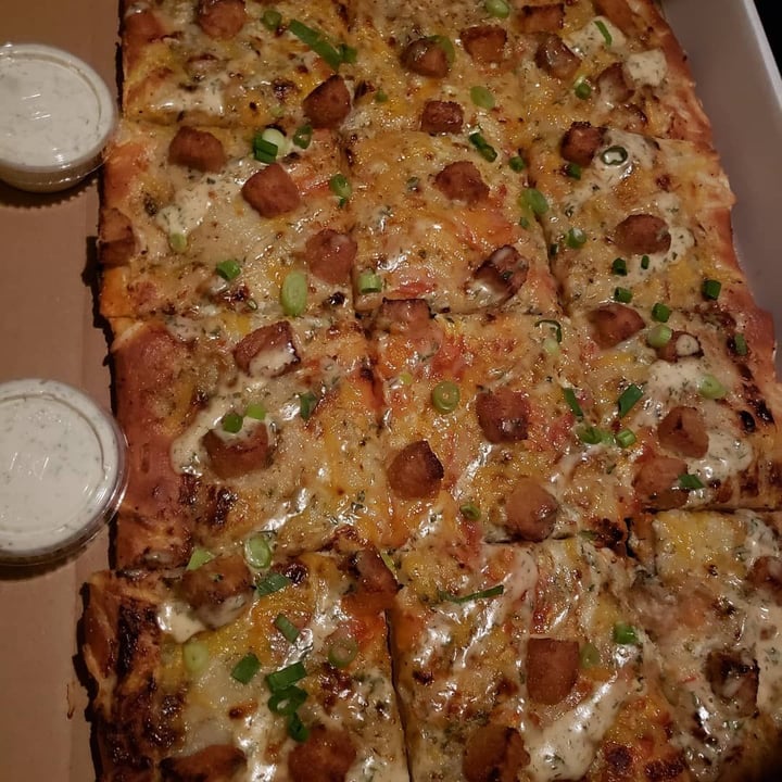 photo of Fry Baby Donut Co. Buffalo Chicken Pizza shared by @sargentmags1 on  05 Dec 2019 - review