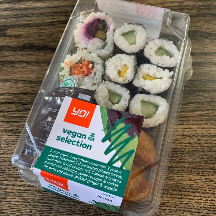 photo of Yo! Vegan Sushi Vegan Selection shared by @abbieeats on  20 Jan 2023 - review