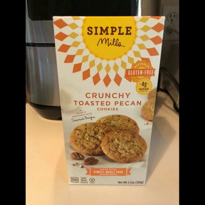review photo of Simple Mills Crunchy Toasted Pecan Cookies shared by @punkintatertot on 26 Apr 2020 - review