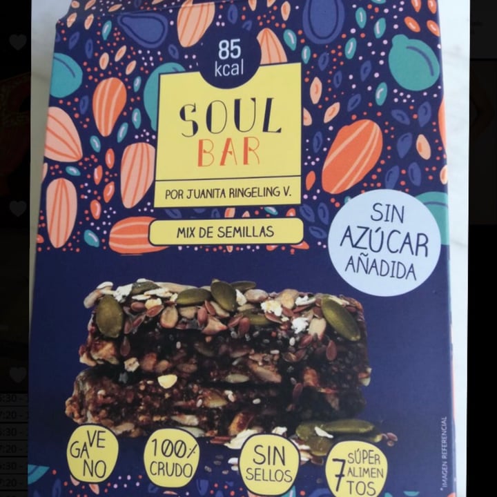 photo of Wild Foods Wild Soul Bar Barra de Cereal Semillas Ancestrales shared by @maconstanza on  27 May 2021 - review