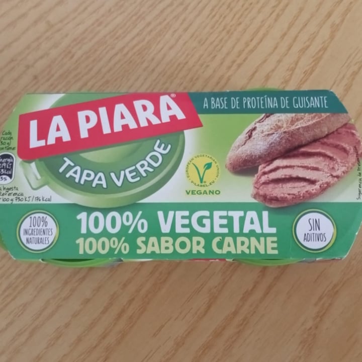 photo of La Piara Paté a base de proteína de guisantes shared by @mariacortez on  05 Oct 2021 - review