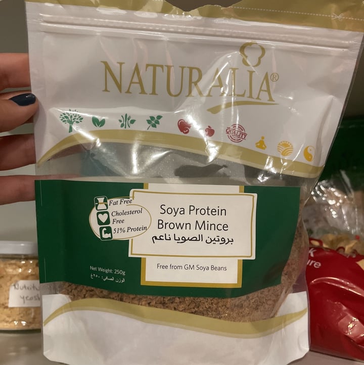 photo of Naturalia Soya protein brown mince shared by @imadg on  21 Sep 2021 - review