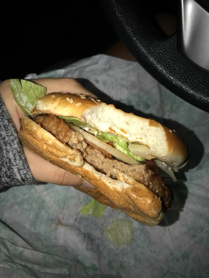 photo of Burger King Impossible Whopper shared by @curvycarbivore on  26 Oct 2019 - review